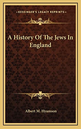 A History Of The Jews In England