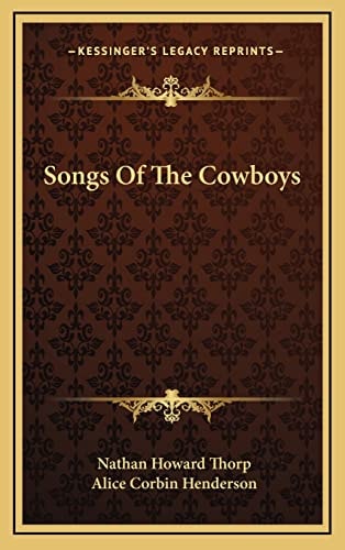Songs Of The Cowboys