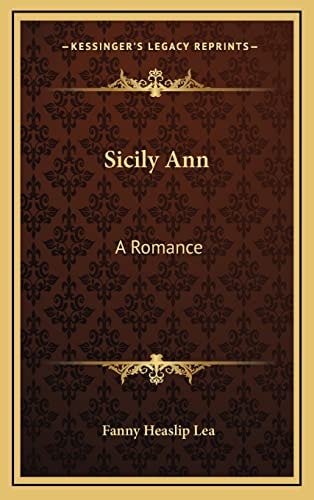 Sicily Ann: A Romance