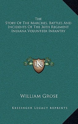 The Story Of The Marches, Battles And Incidents Of The 36th Regiment Indiana Volunteer Infantry