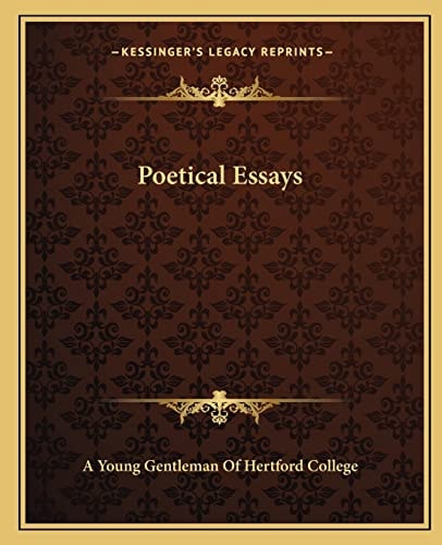 Poetical Essays