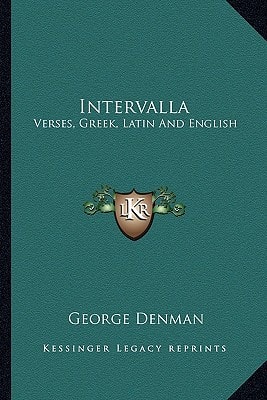 Intervalla: Verses, Greek, Latin And English