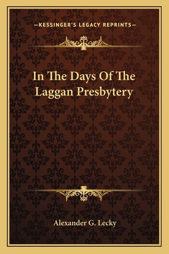 In The Days Of The Laggan Presbytery