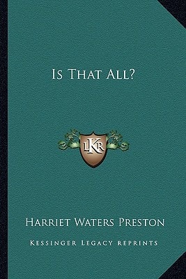 Is That All?