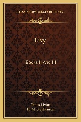 Livy: Books II And III