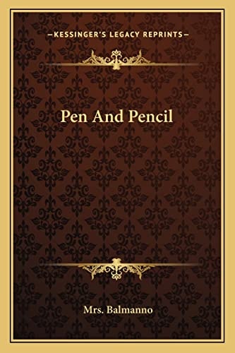 Pen And Pencil
