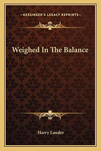 Weighed In The Balance