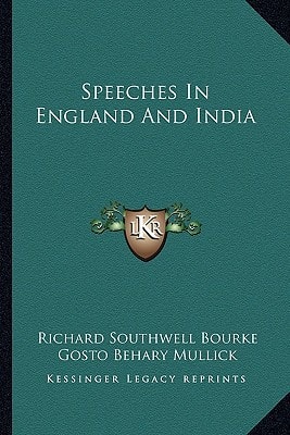 Speeches In England And India