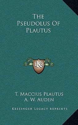 The Pseudolus Of Plautus