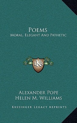 Poems: Moral, Elegant And Pathetic