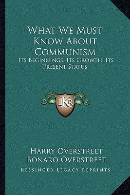 What We Must Know About Communism: Its Beginnings, Its Growth, Its Present Status