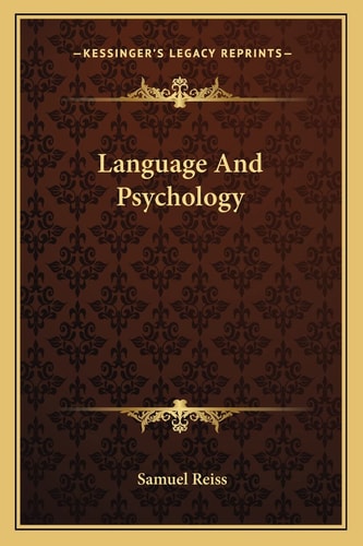 Language And Psychology