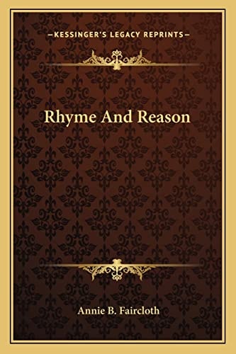Rhyme And Reason