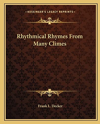 Rhythmical Rhymes From Many Climes