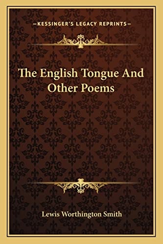 The English Tongue And Other Poems