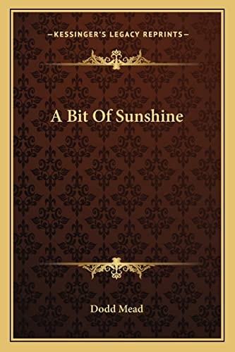 A Bit Of Sunshine