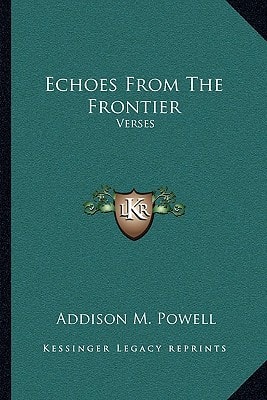 Echoes From The Frontier: Verses