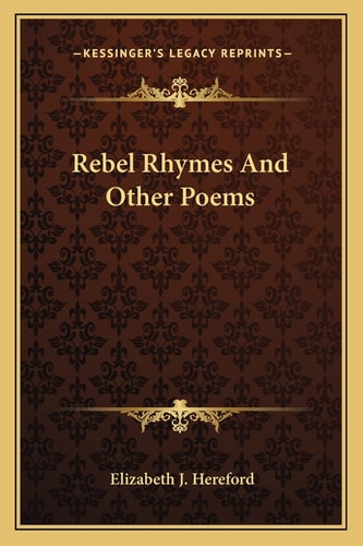 Rebel Rhymes And Other Poems