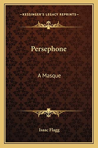 Persephone: A Masque
