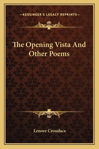 The Opening Vista And Other Poems