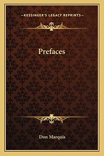 Prefaces