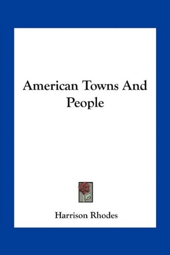 American Towns And People