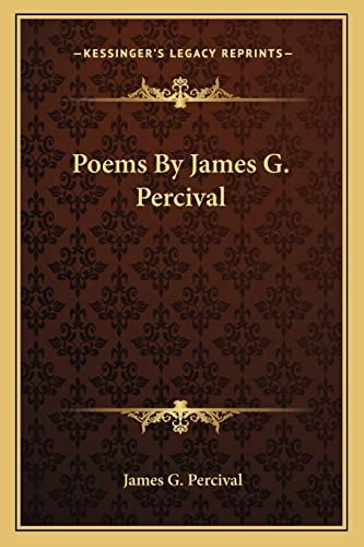 Poems By James G. Percival
