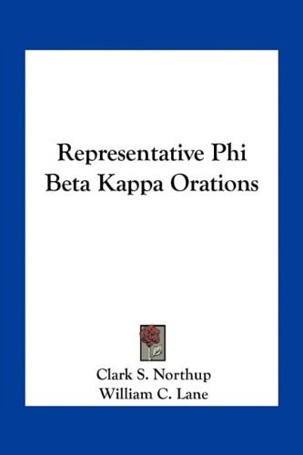 Representative Phi Beta Kappa Orations