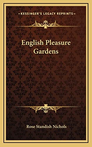 English Pleasure Gardens