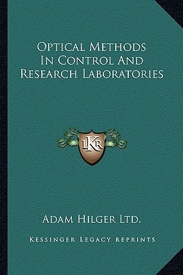 Optical Methods In Control And Research Laboratories