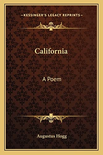 California: A Poem