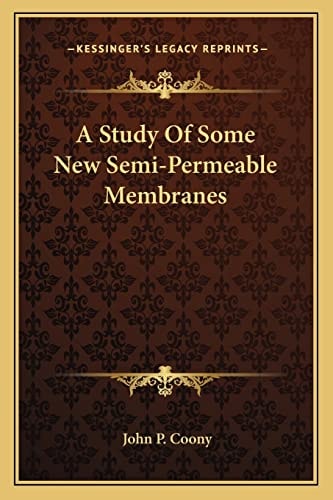 A Study Of Some New Semi-Permeable Membranes