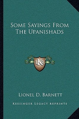 Some Sayings From The Upanishads