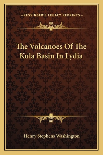 The Volcanoes Of The Kula Basin In Lydia