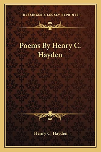 Poems By Henry C. Hayden
