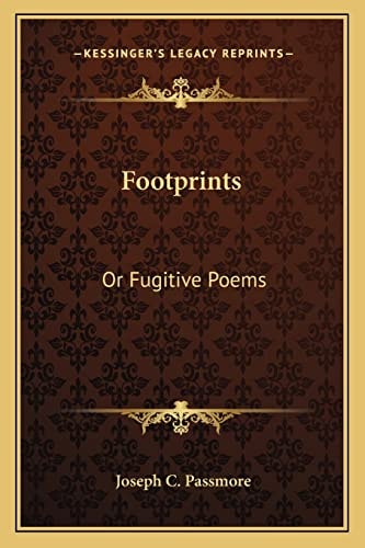 Footprints: Or Fugitive Poems
