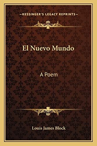 El Nuevo Mundo: A Poem