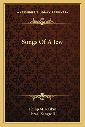 Songs Of A Jew