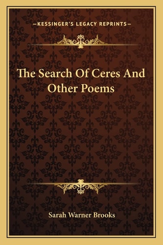 The Search Of Ceres And Other Poems