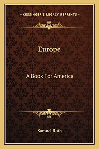 Europe: A Book For America