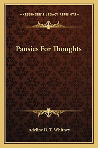 Pansies For Thoughts