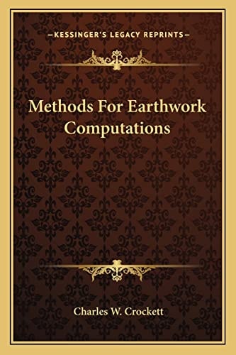 Methods For Earthwork Computations