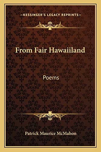From Fair Hawaiiland: Poems