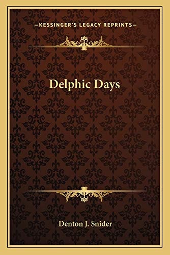 Delphic Days