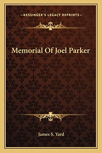 Memorial Of Joel Parker