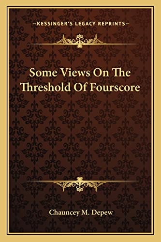 Some Views On The Threshold Of Fourscore