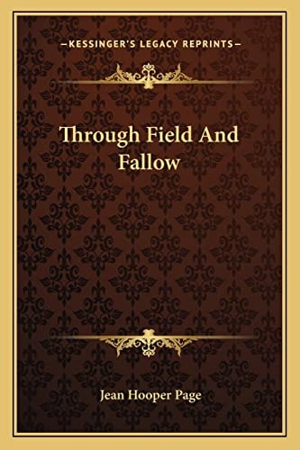 Through Field And Fallow