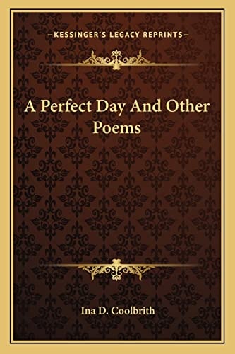 A Perfect Day And Other Poems