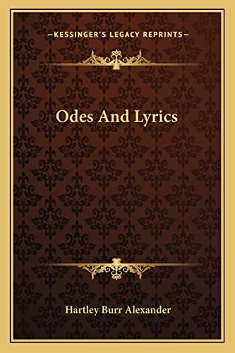 Odes And Lyrics