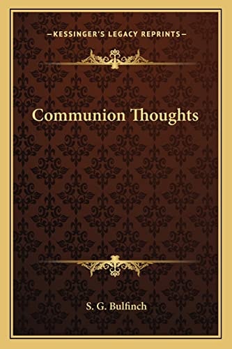 Communion Thoughts